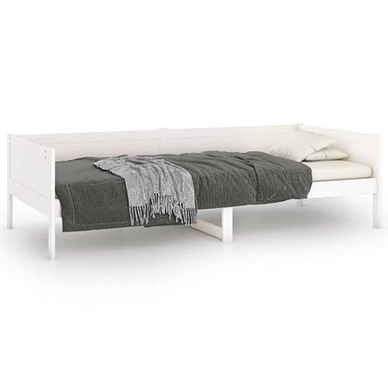 Emeric Solid Pine Wood Single Day Bed In White_2