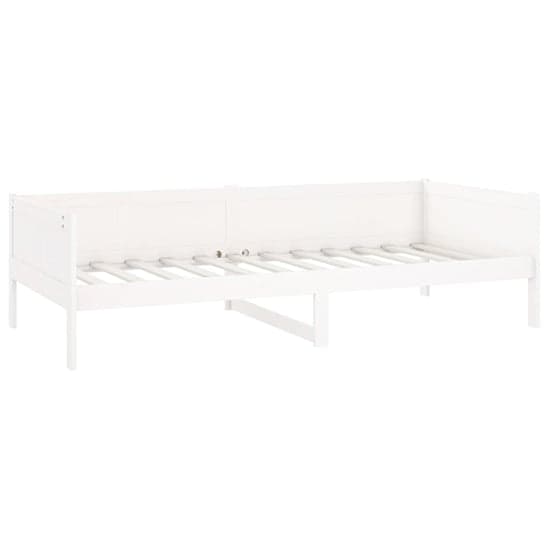 Emeric Solid Pine Wood Single Day Bed In White_3