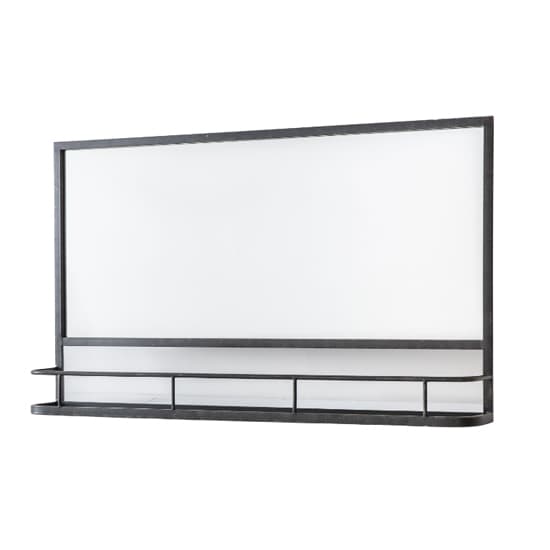 Enoch Overmantel Wall Mirror With Shelf In Charcoal_3