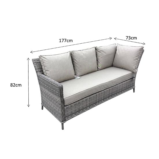 Enola Corner Dining Sofa Set In 3 Wicker Special Grey Weave_8