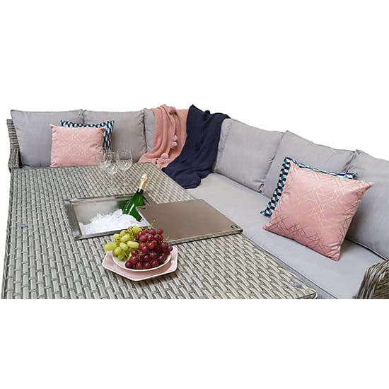 Enola Corner Lift Dining Sofa Set In 3 Wicker Special Grey_5