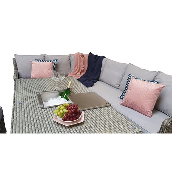 Enola Corner Lift Dining Sofa Set In 3 Wicker Special Grey_7