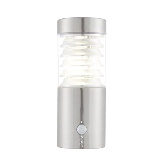 Equinox LED Polycarbonate Wall Light In Brushed Stainless Steel_2