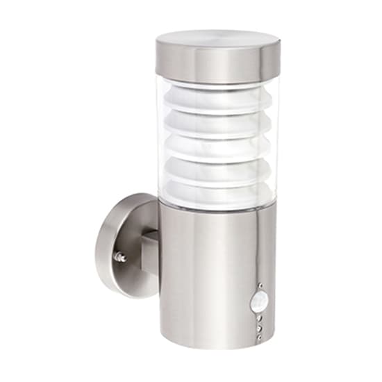 Equinox LED Polycarbonate Wall Light In Brushed Stainless Steel_3