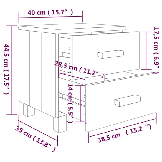 Erez Solid Pinewood Bedside Cabinet In Light Grey_5