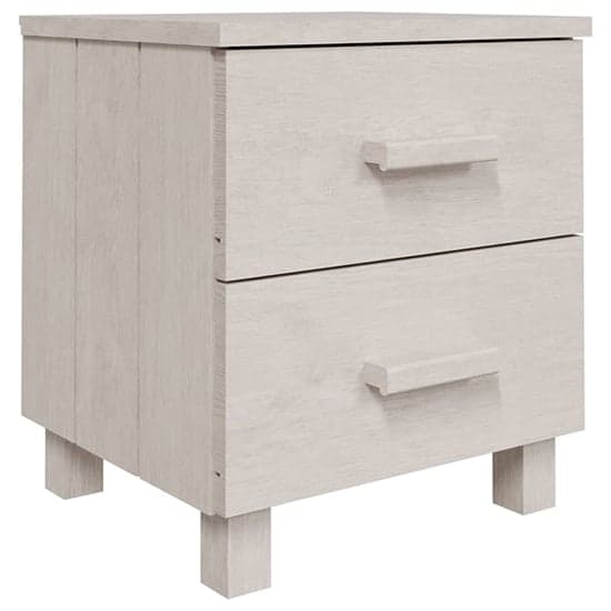 Erez Solid Pinewood Bedside Cabinet In White_2