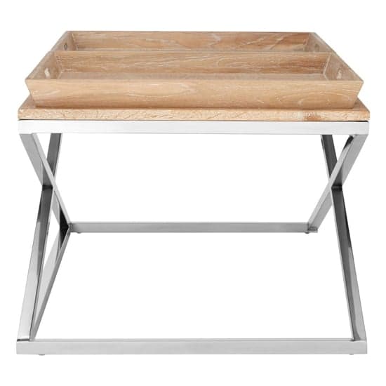 Errai Wooden Tray Coffee Table With Steel Frame In Natural_5