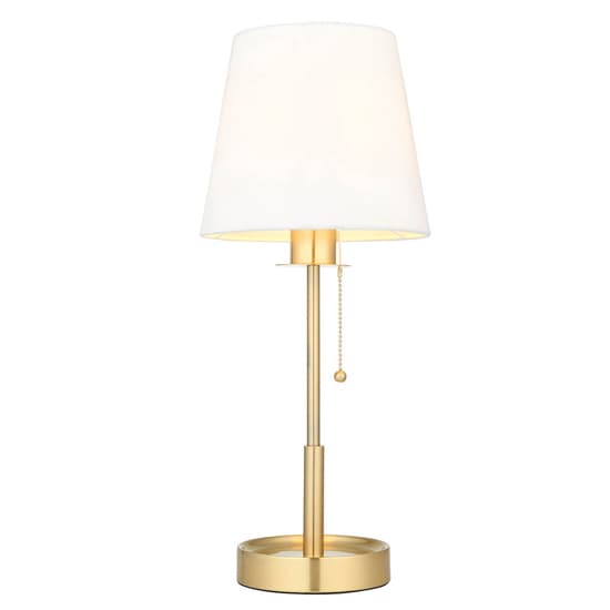 Estero Vintage White Shade Vanity Table Lamp In Satin Brass_6
