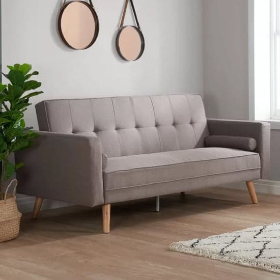 Ethane Fabric Sofa Bed Large In Grey_2
