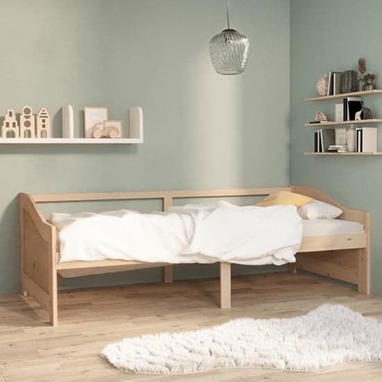 Evania Pine Wood Single Day Bed In Natural_1