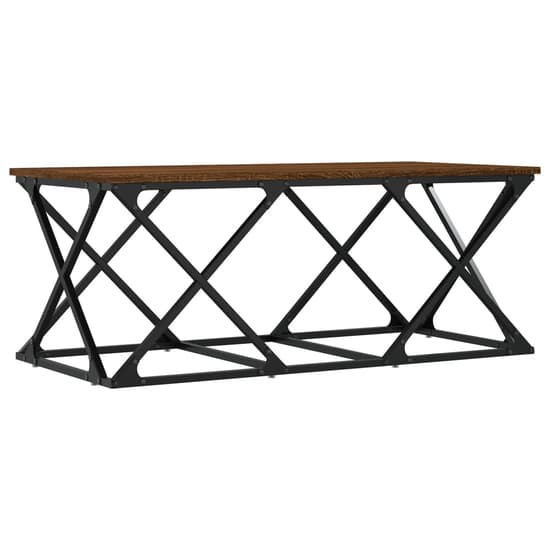 Exeter Wooden Coffee Table Rectangular In Brown Oak_6