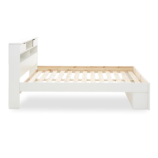 Fabio Wooden King Size Bed In White_4