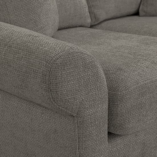 Fairfax Fabric 3 Seater Sofa In Mocha With Oak Wooden Legs_3