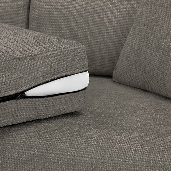 Fairfax Fabric 3 Seater Sofa In Mocha With Oak Wooden Legs_4