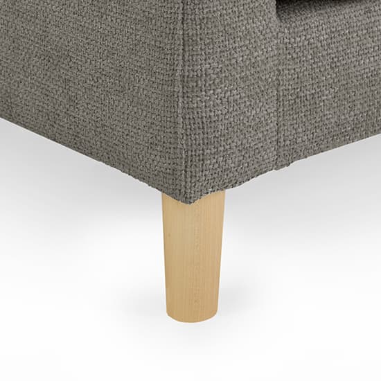 Fairfax Large Fabric Corner Sofa In Mocha With Oak Wooden Legs_5