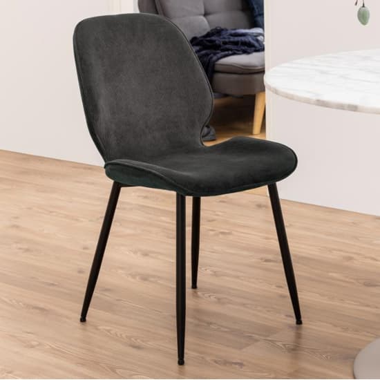 Fairfield Anthracite Fabric Dining Chairs In Pair_4