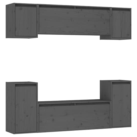 Falan Solid Pinewood Entertainment Unit In Grey_3