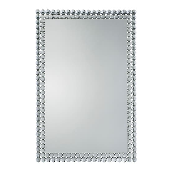 Fargo Rectangular Bevelled Wall Mirror In Silver_1