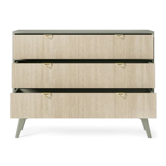 Fargo Wooden Chest Of 3 Drawers In Green_3