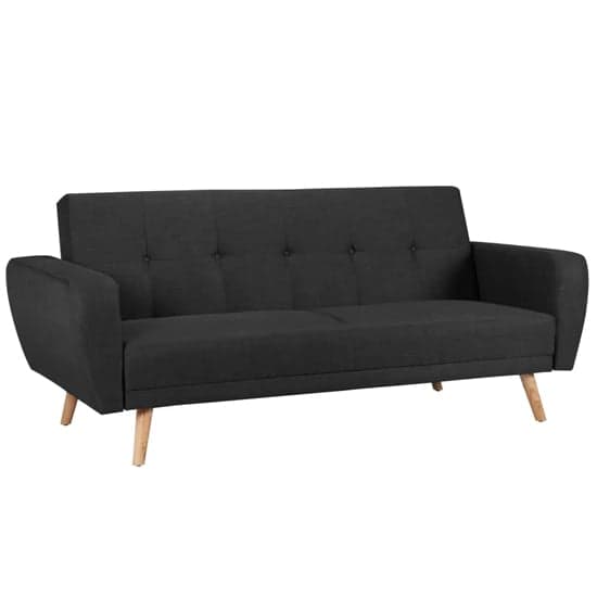 Farrah Fabric Sofa Bed Large In Grey_5