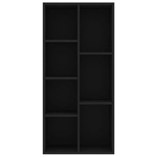 Feivel Wooden Bookcase With 7 Shelves In Black_3