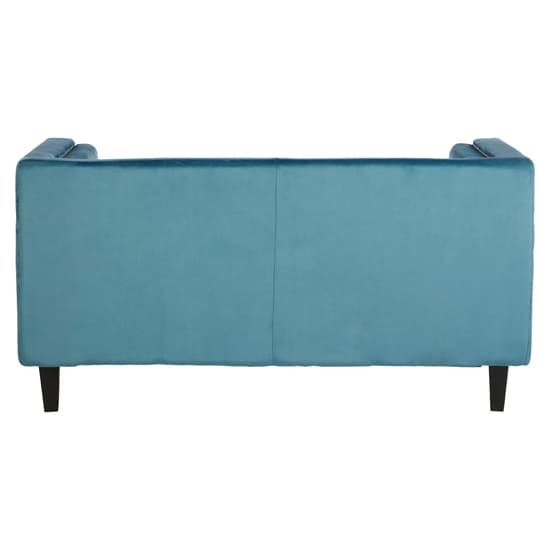 Felisen Upholstered Velvet 2 Seater Sofa In Blue_4