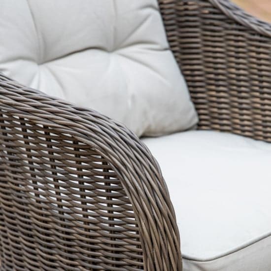 Ferax Outdoor 4 Seater Dining Set In Natural Weave Rattan_2