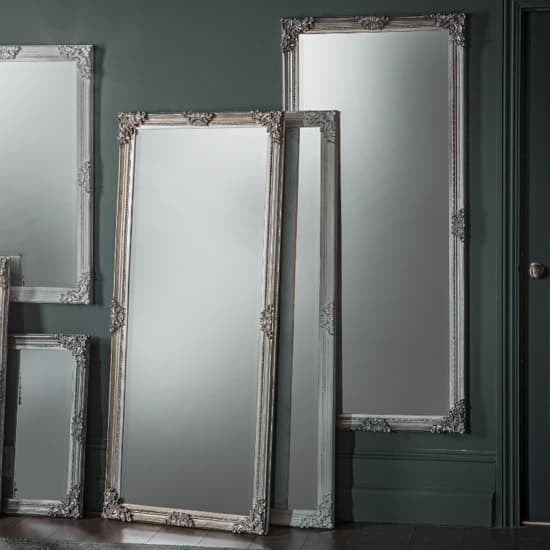 Ferndale Bevelled Leaner Floor Mirror In Antique White_2
