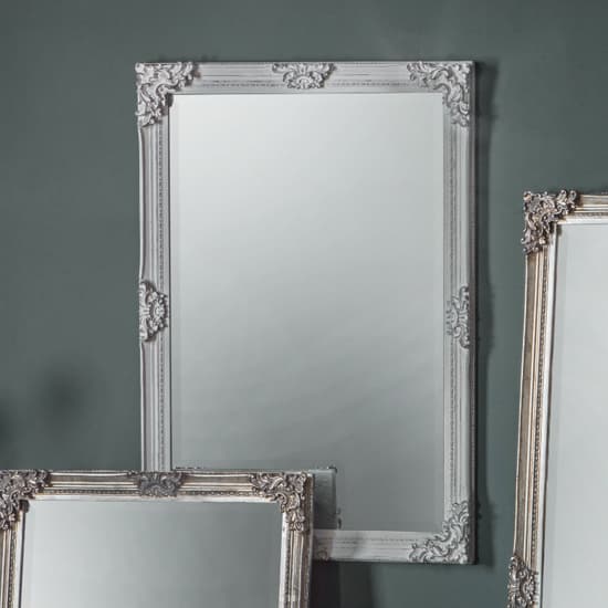 Ferndale Bevelled Rectangular Wall Mirror In Antique White_2