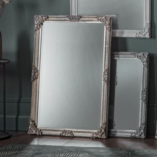 Ferndale Bevelled Rectangular Wall Mirror In Silver_2