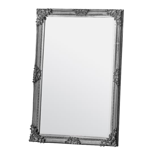 Ferndale Bevelled Rectangular Wall Mirror In Silver_1