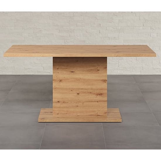 Fero Wooden Dining Table In Artisan Oak And Matera_2