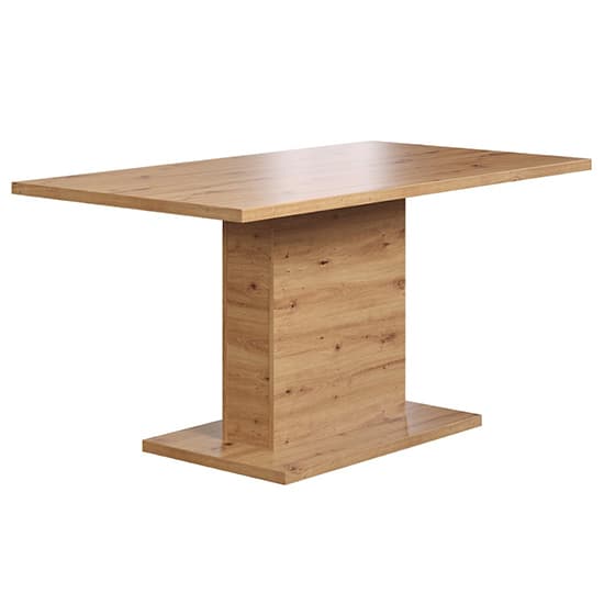 Fero Wooden Dining Table In Artisan Oak And Matera_3