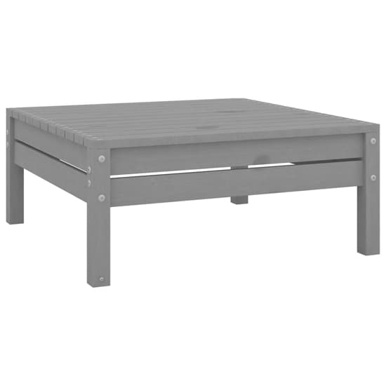 Fico Solid Pinewood 3 Piece Garden Lounge Set In Grey_5