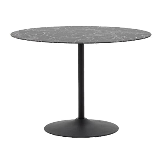 Field Round Glass Dining Table In Black Marble Effect_2