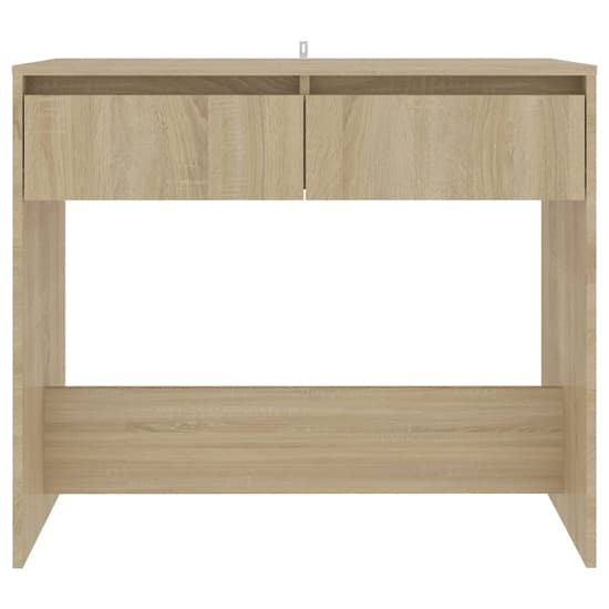 Finley Wooden Console Table With 2 Drawers In Sonoma Oak_3