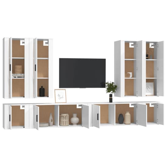 Finn Wooden Living Room Furniture Set In White_3