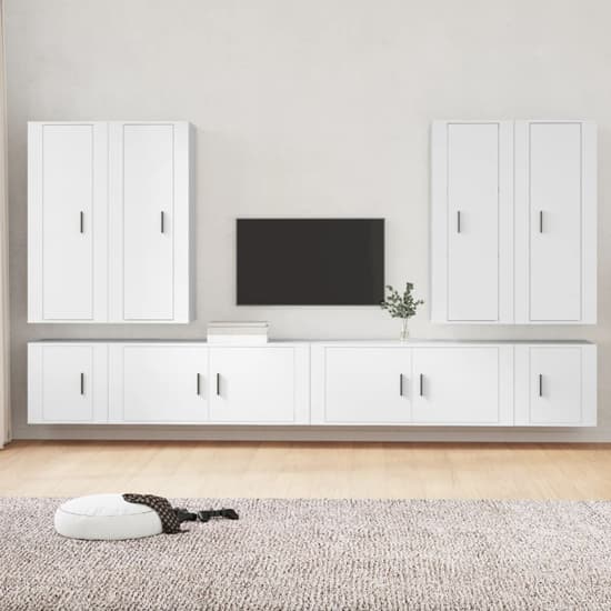 Finn Wooden Living Room Furniture Set In White_1