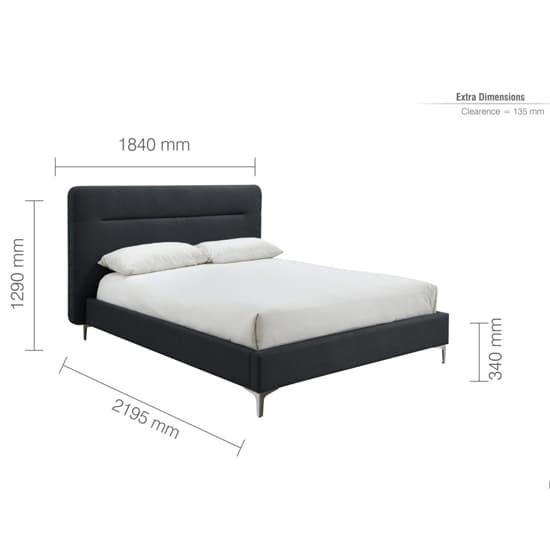 Finns Fabric King Size Bed In Charcoal_6
