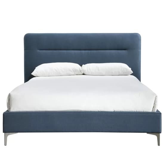 Finns Fabric King Size Bed In Steel Blue_3