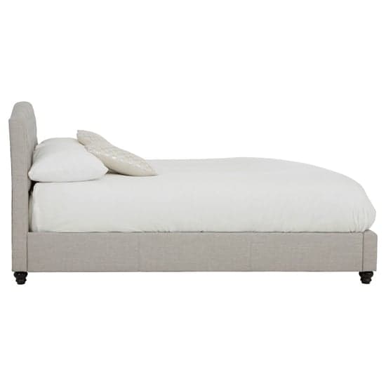 Flegetonte Fabric Double Bed In Light Grey_3