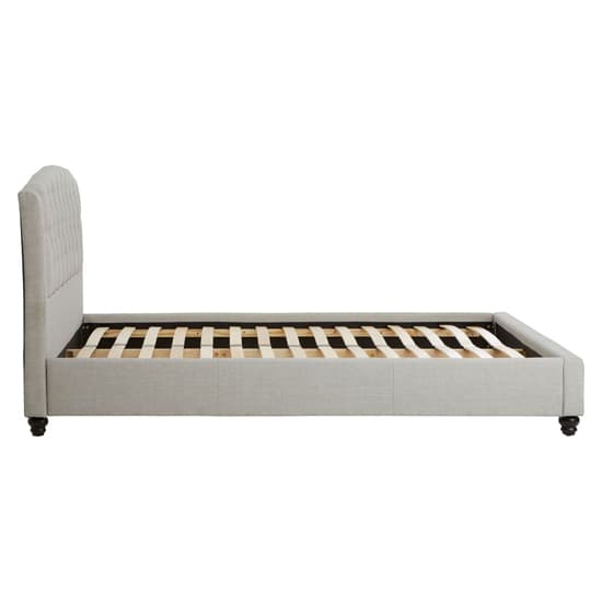 Flegetonte Fabric King Size Bed In Light Grey_6