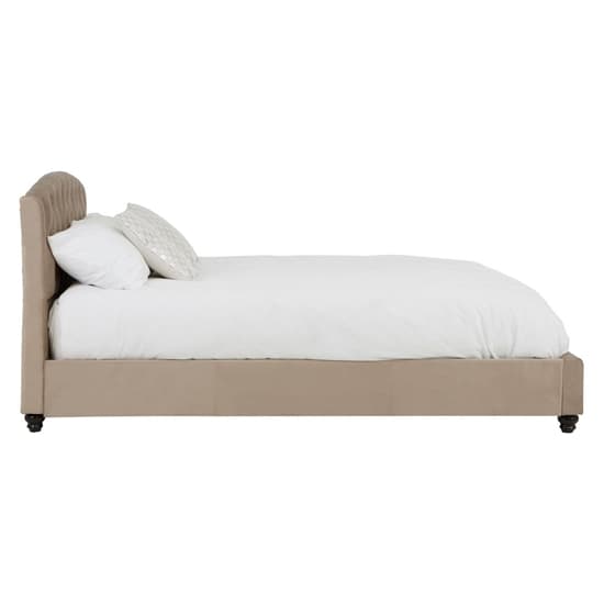 Flegetonte Velvet King Size Bed In Mink_3