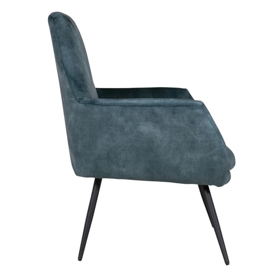 Flint Velvet Fabric Accent Chair In Teal_2