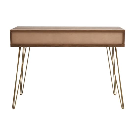 Flora Wooden Console Table With 2 Drawers In Veneering Effect_5