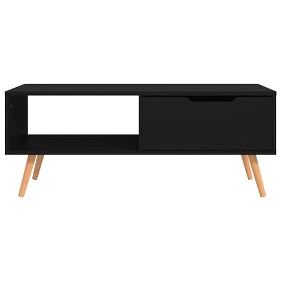 Floria Wooden Coffee Table With 1 Drawer In Black_3