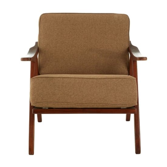 Formosa Fabric Bedroom Chair With Walnut Wooden Frame_2