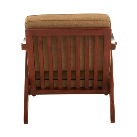 Formosa Fabric Bedroom Chair With Walnut Wooden Frame_4