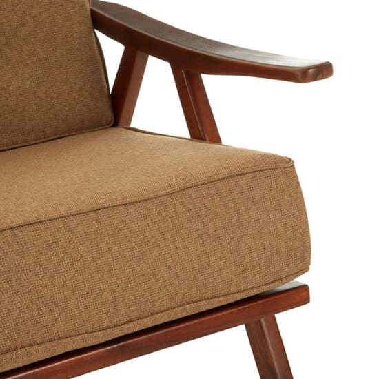 Formosa Fabric Bedroom Chair With Walnut Wooden Frame_6