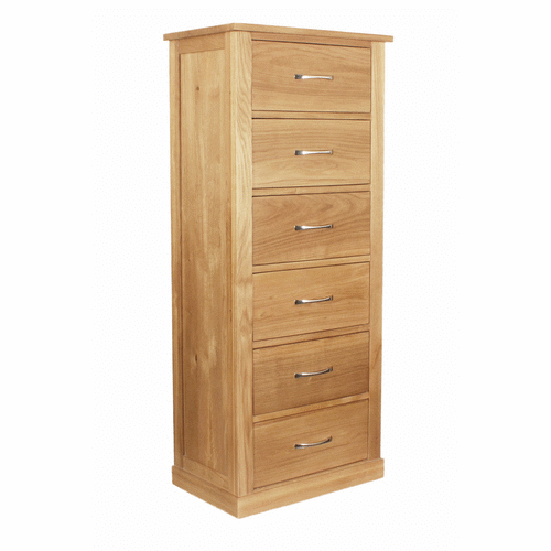 Fornatic Wooden Chest Of Drawers In Mobel Oak With 6 Drawers_3